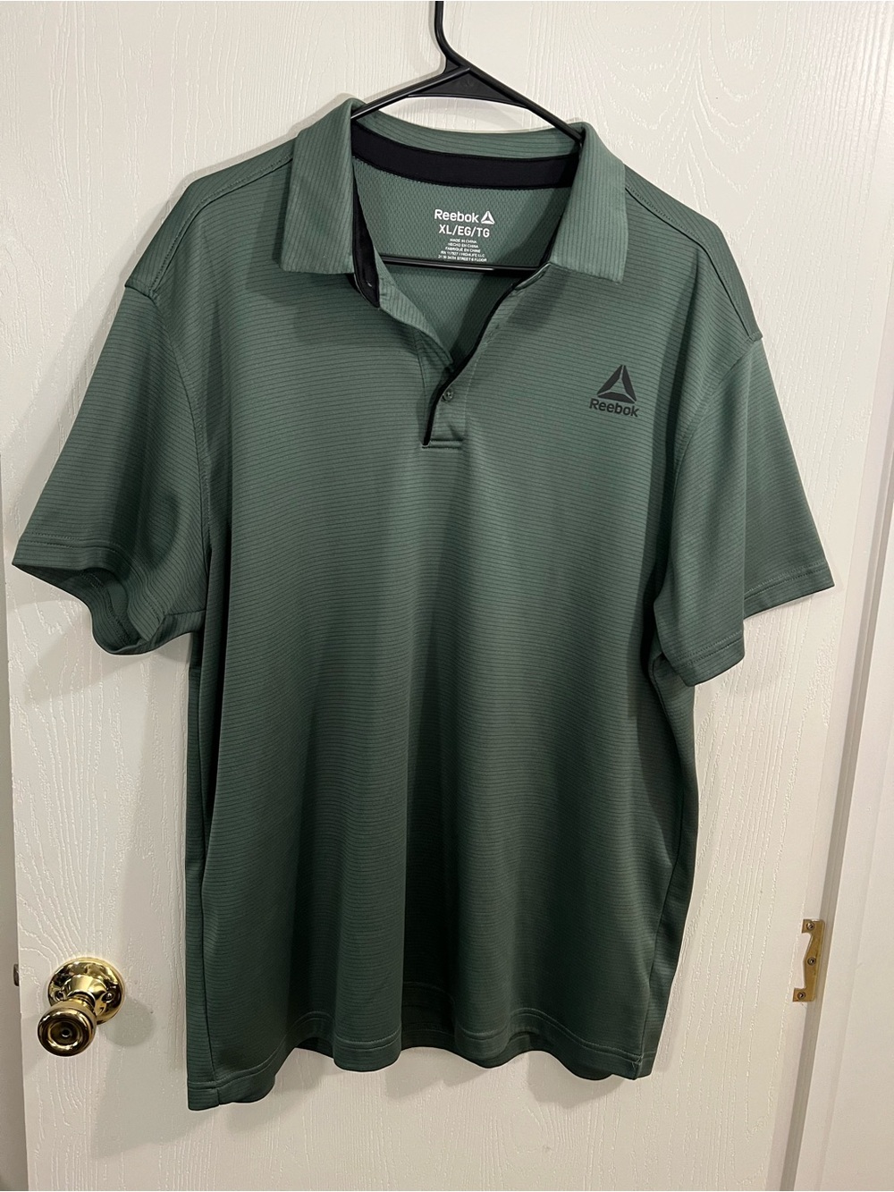 Reebok Men's Green Performance Polo XL